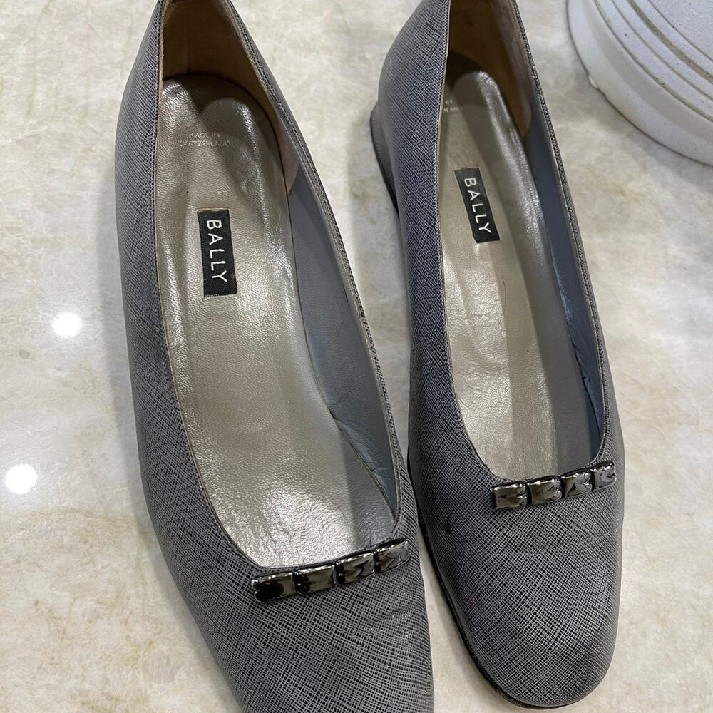 Bally "Bellezza"  gray womens dress shoes sz 8